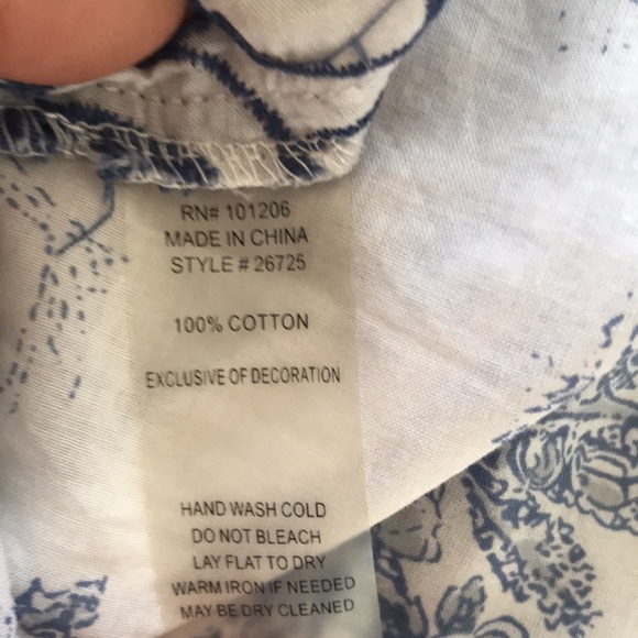 Soft Surroundings Embroidery Tunic Top size M/L - Picture 6 of 6